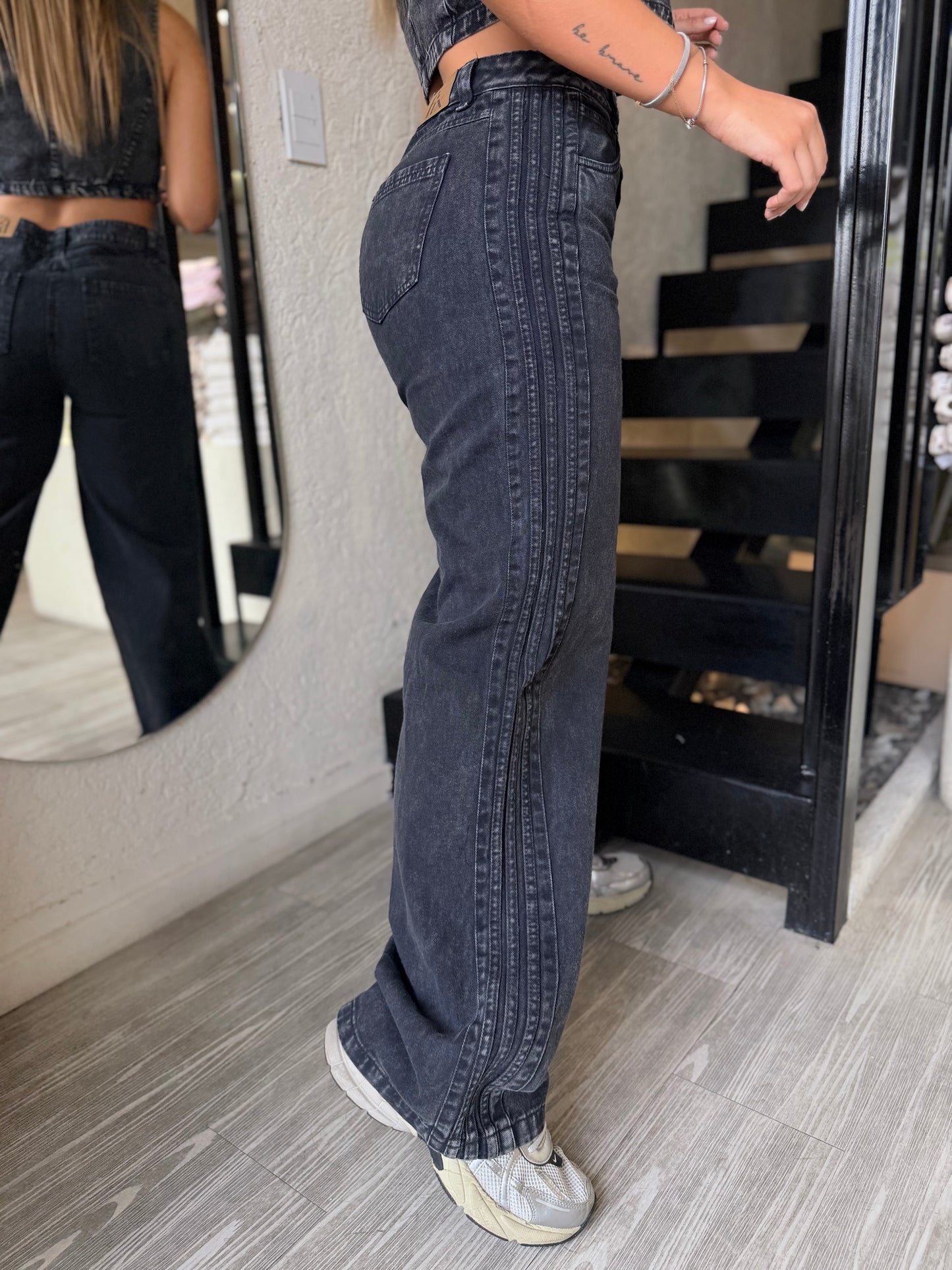 Jean Gael Negro Acid Wash