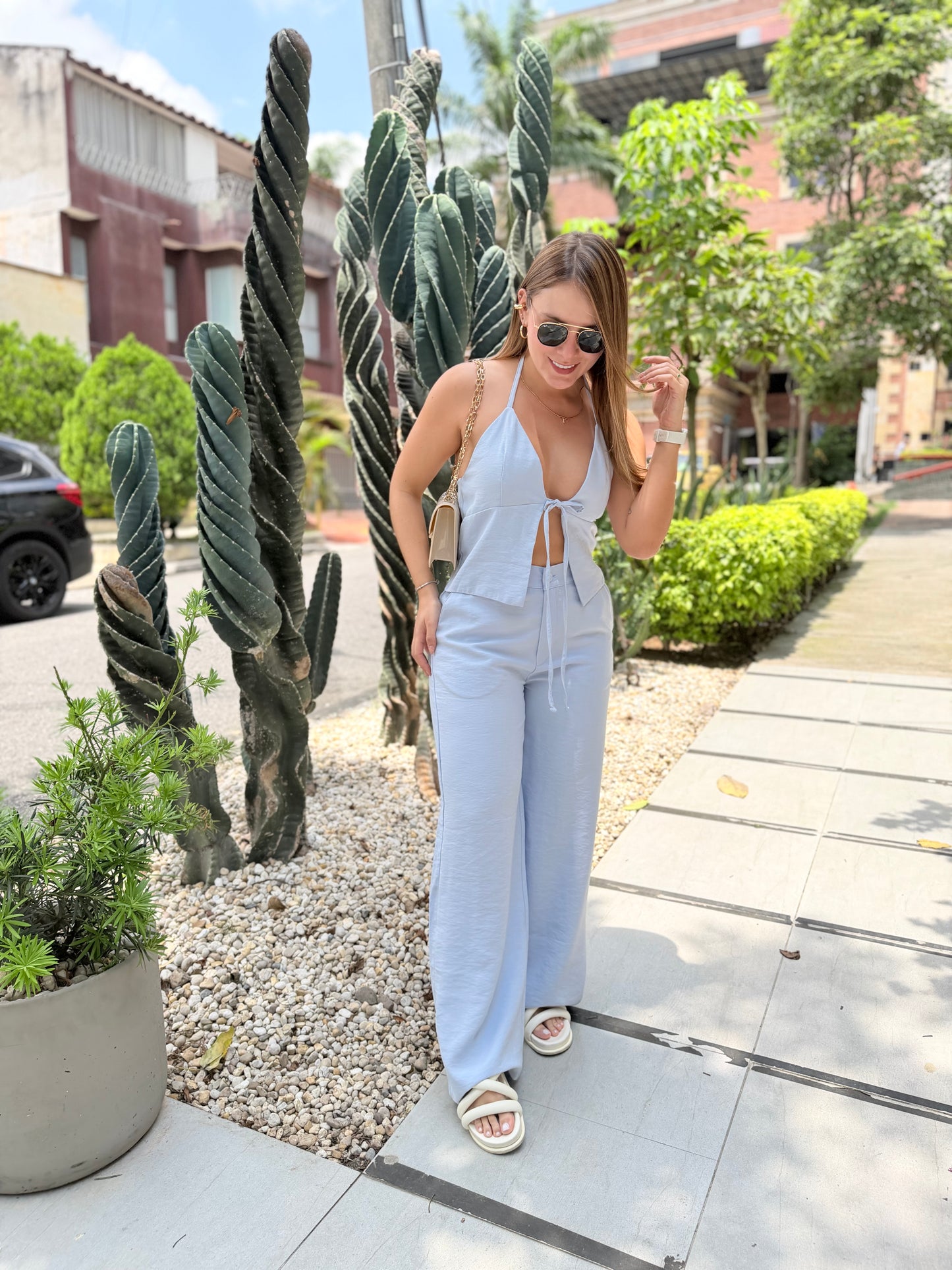 Pantalón Cuarzo Baby Blue