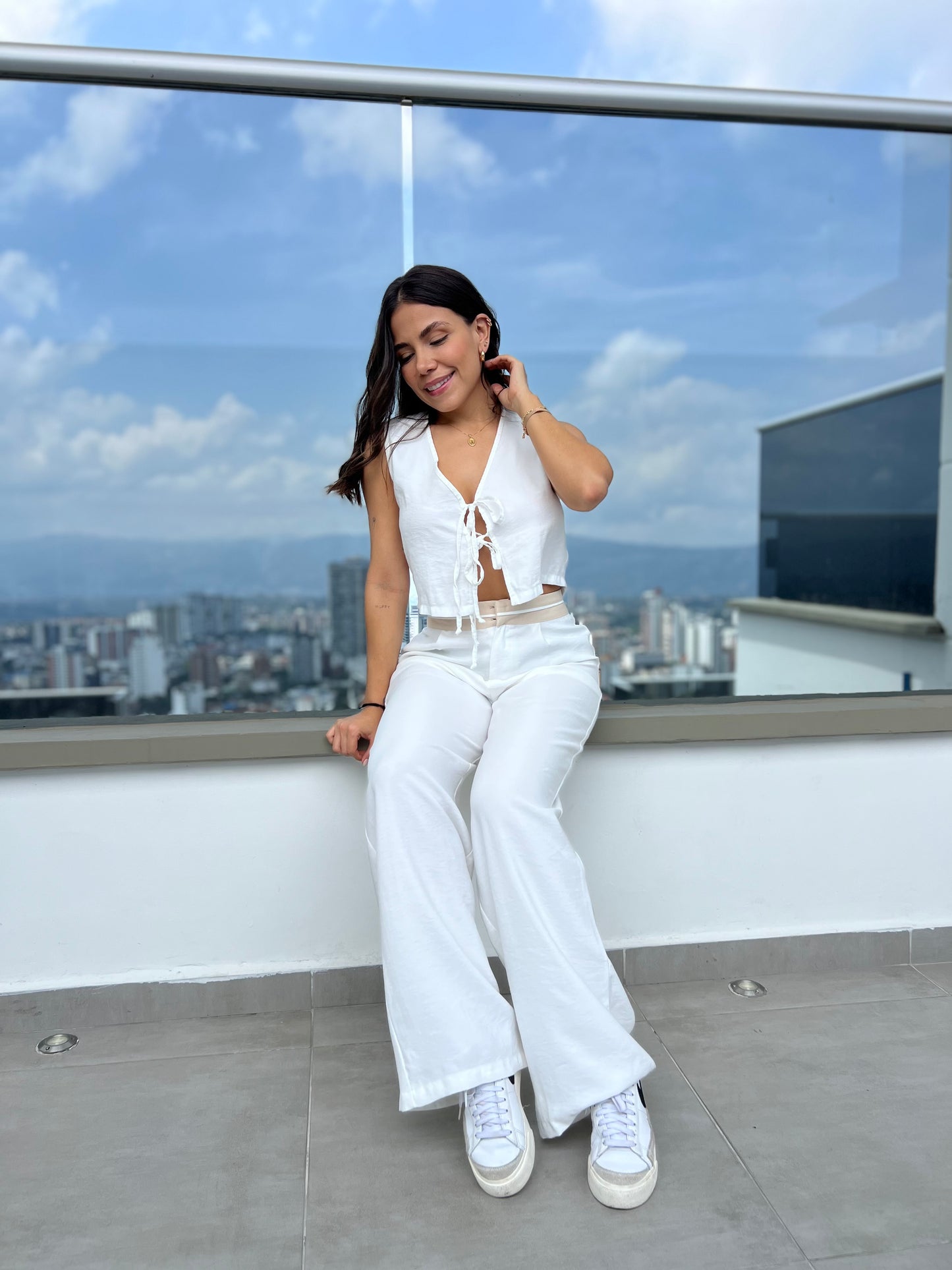 Pantalon Venecia Blanco