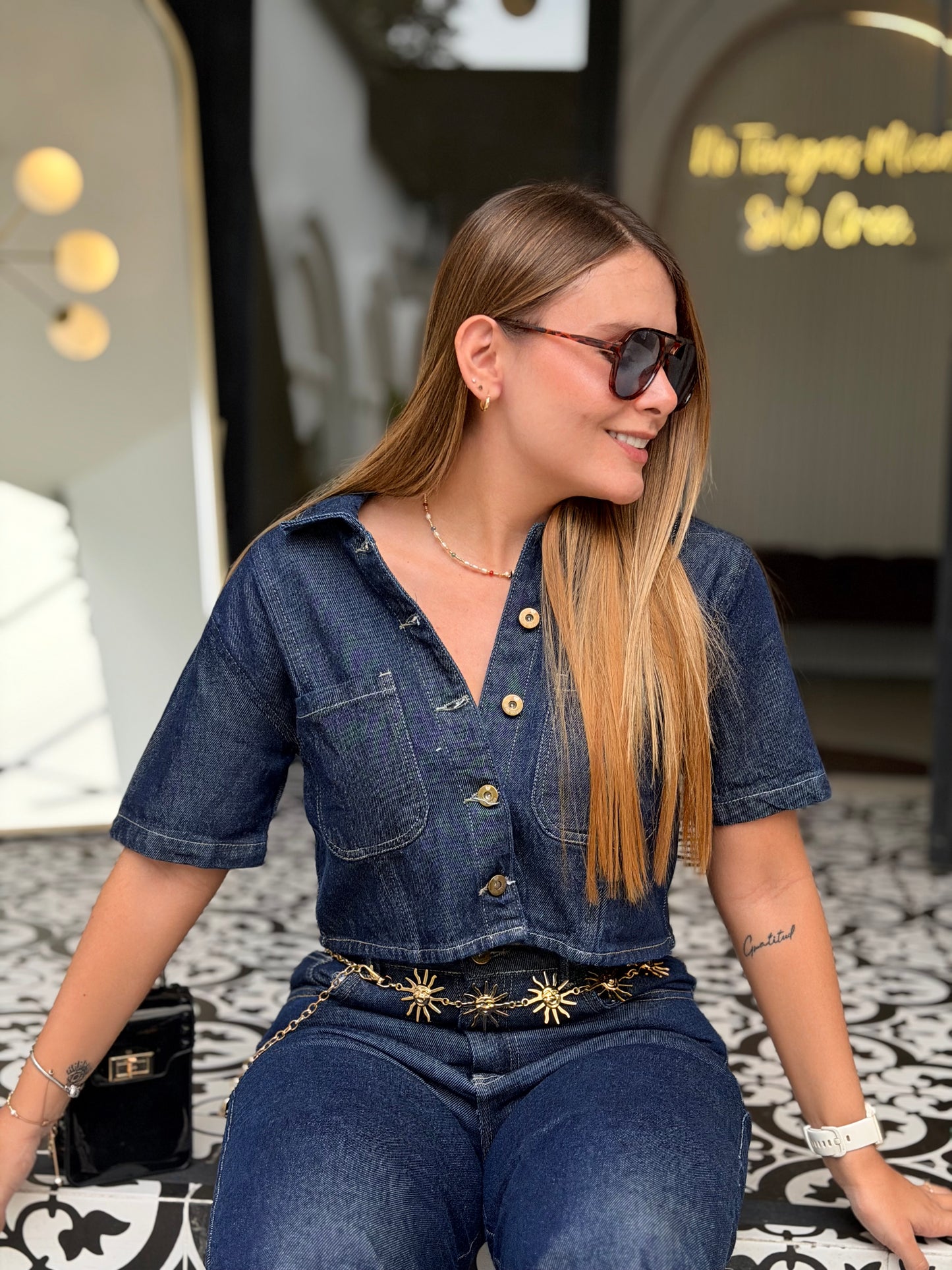 Chaqueta Palermo Denim Oscuro