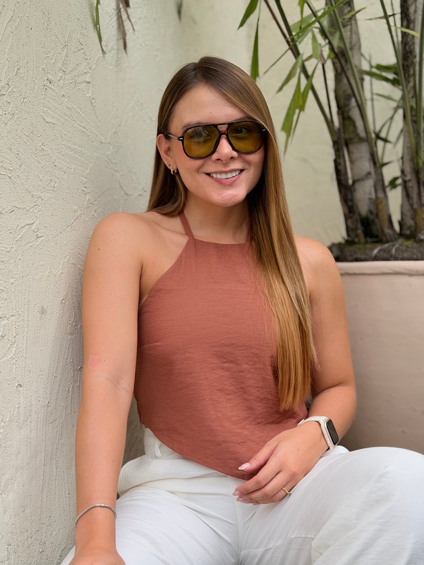 Blusa Aria Chocolate