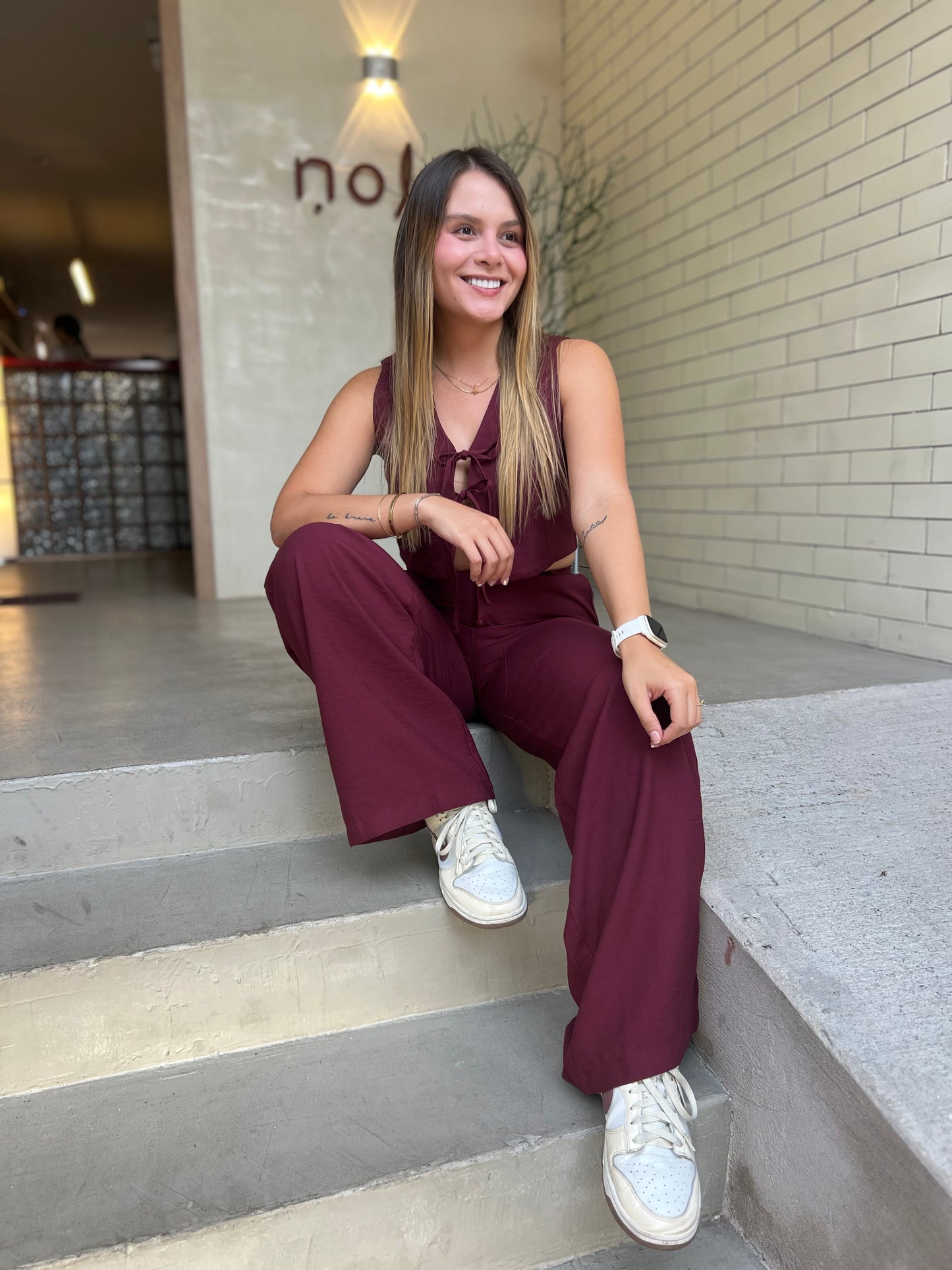 Pantalón Alexa Vinotinto