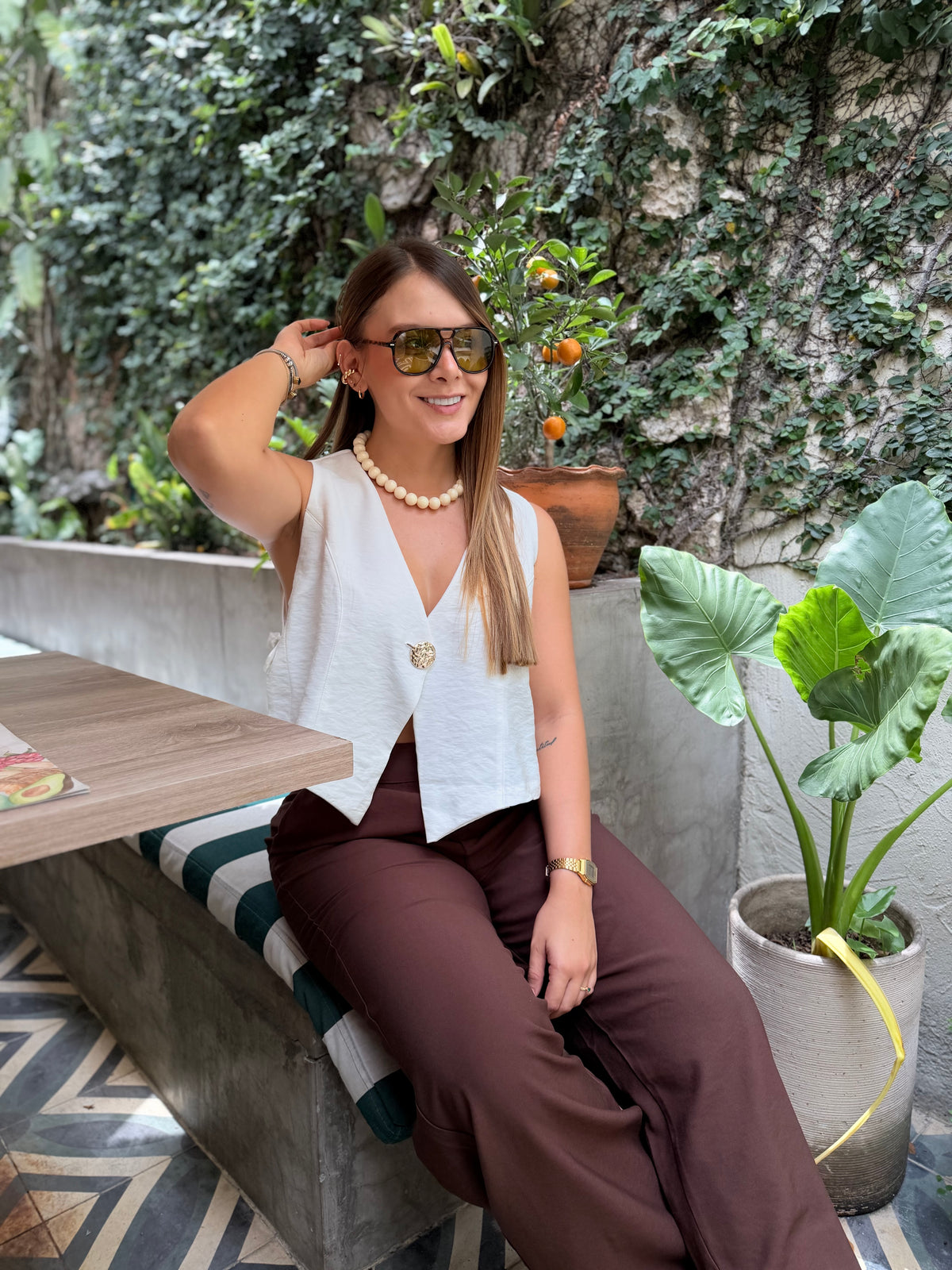 Blusa Chai Blanco