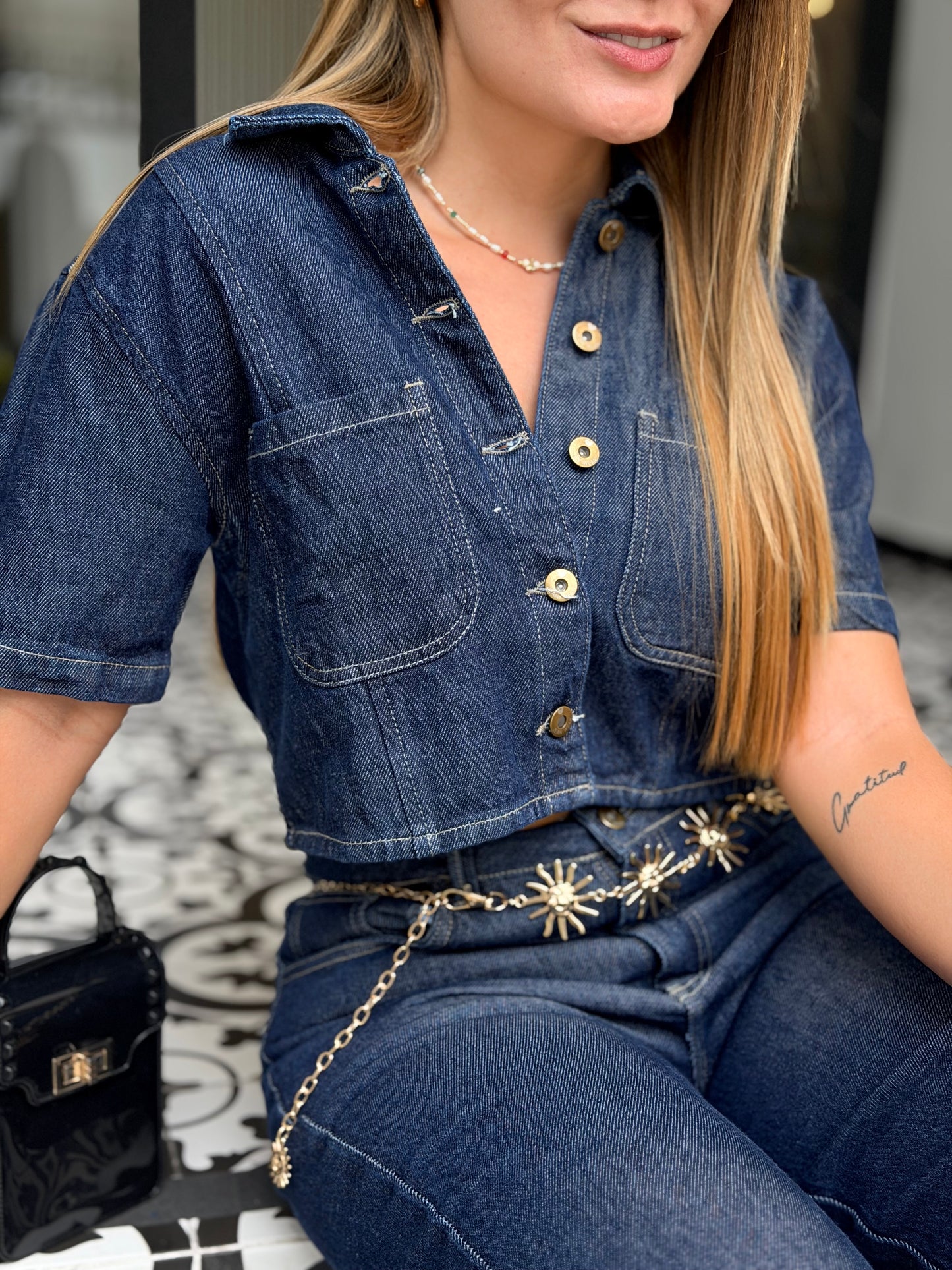 Chaqueta Palermo Denim Oscuro