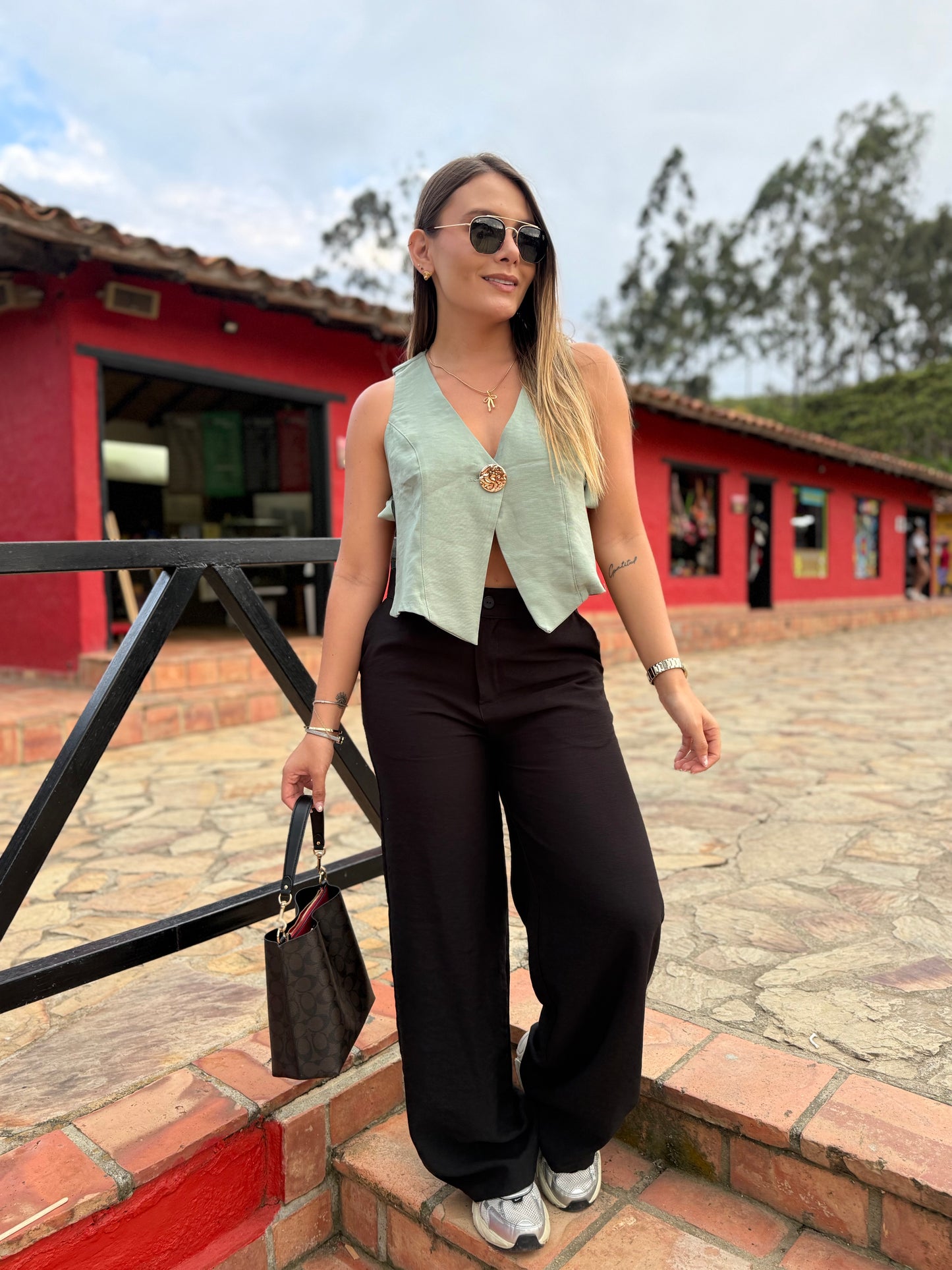 Blusa Chai Verde