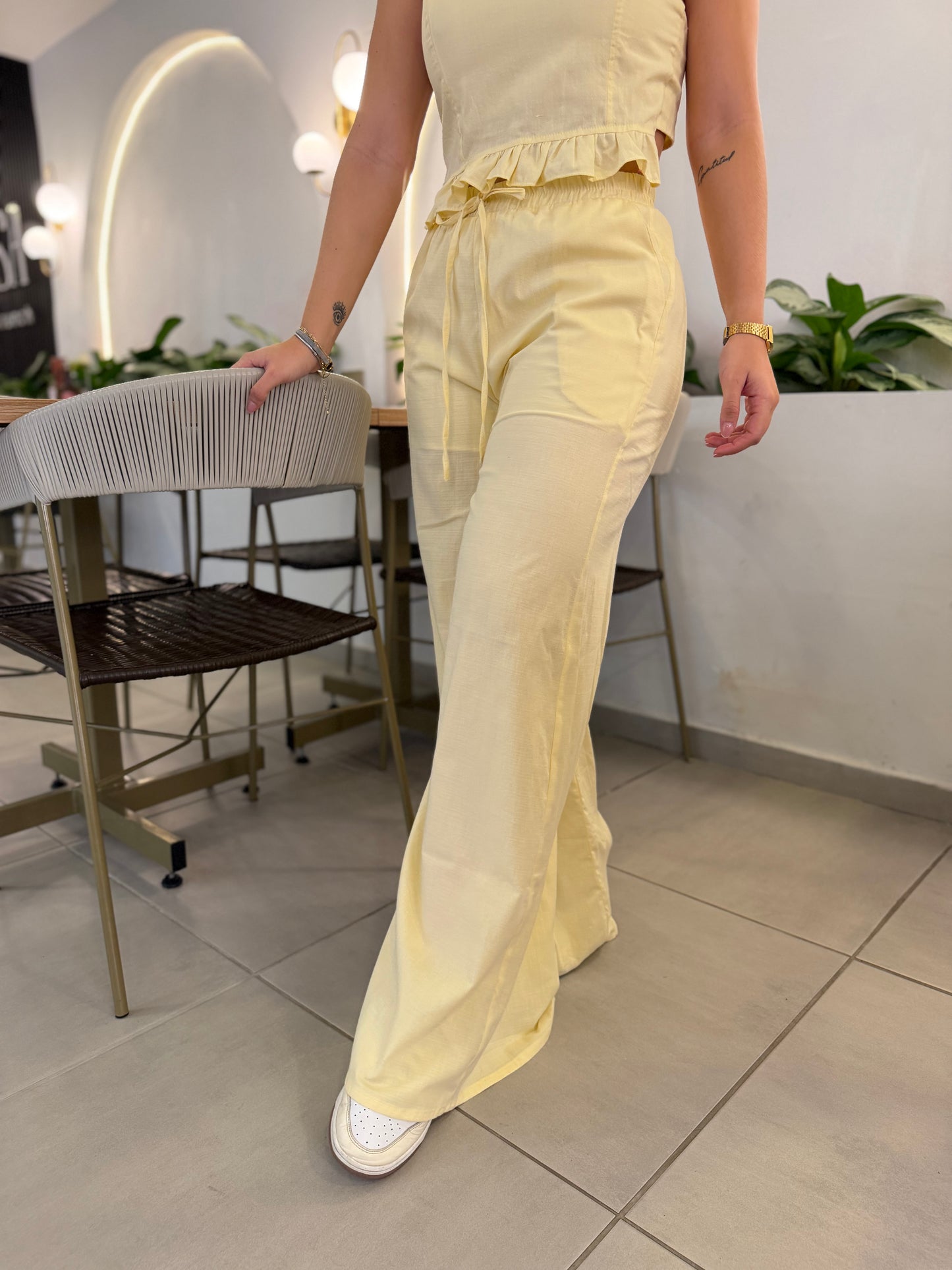 Pantalón Baguette Mantequilla