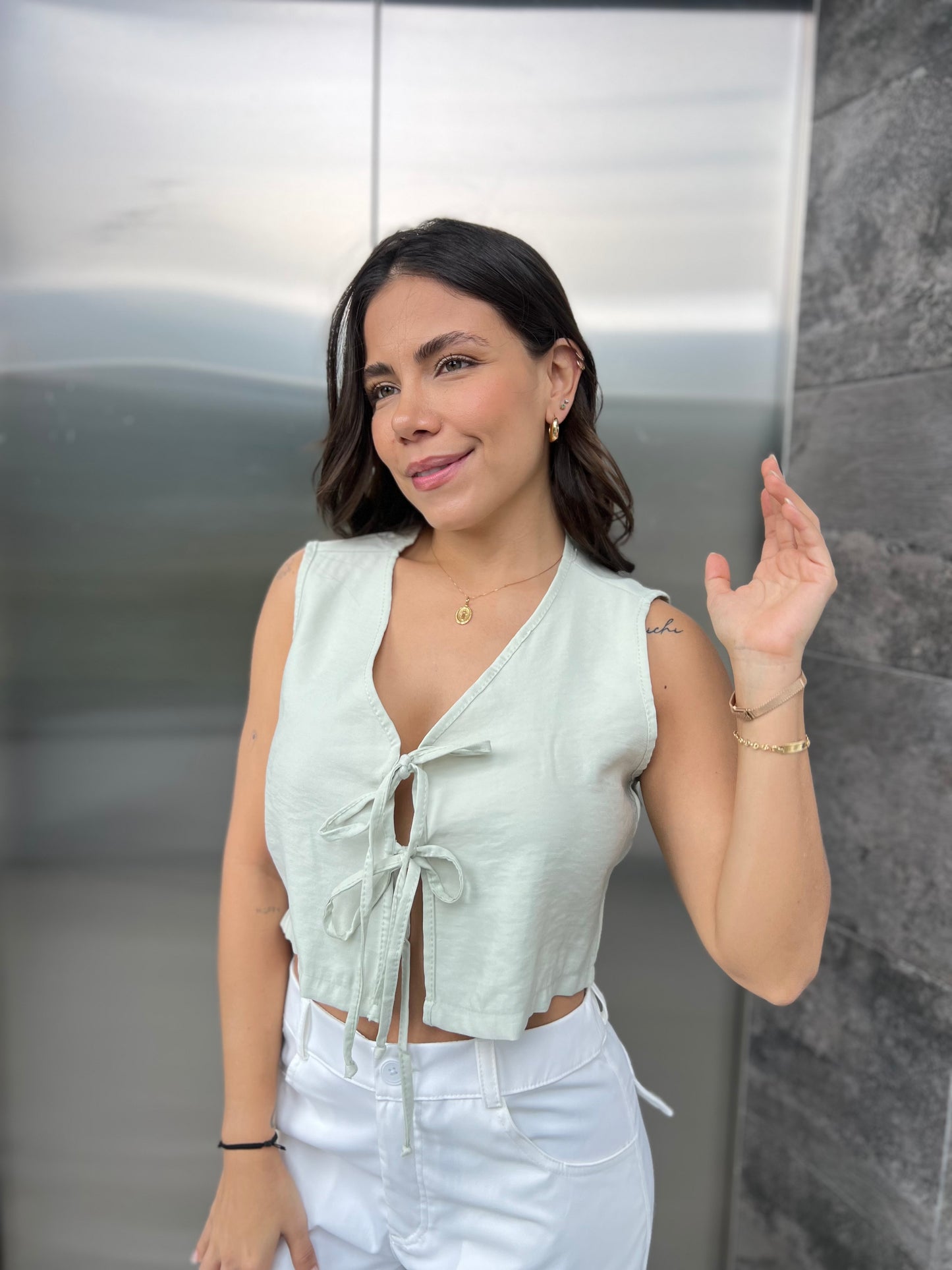 Top Celina Verde