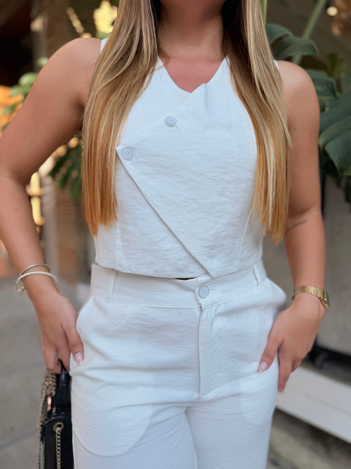 Blusa Grecia Blanco