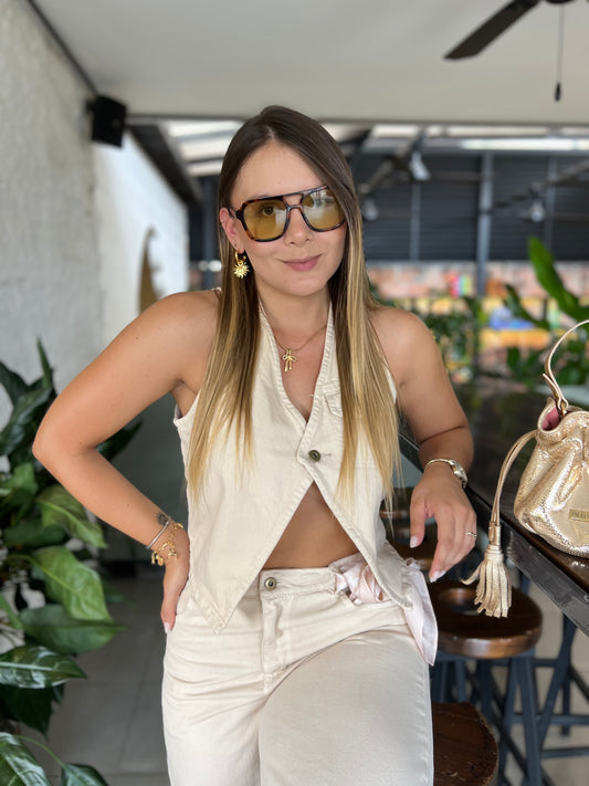 Top Líbano Beige