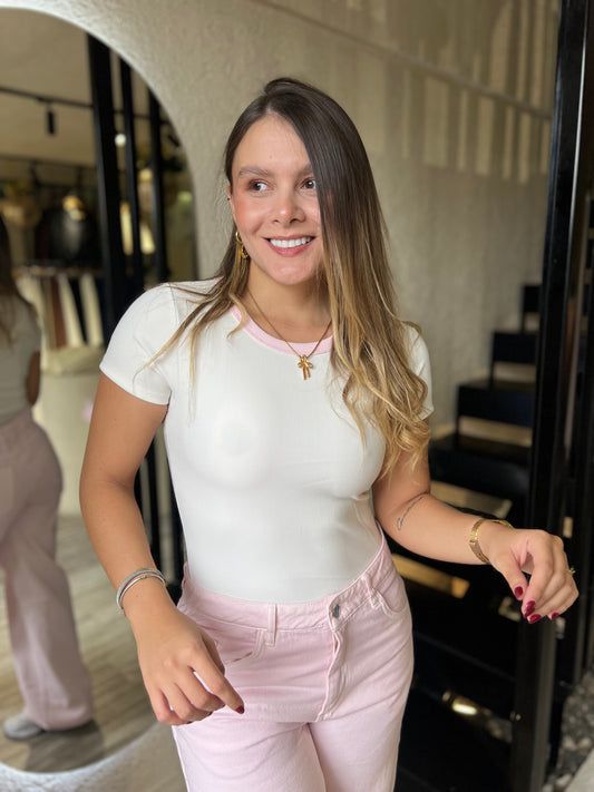 Body Manga Gina Blanco-Rosa