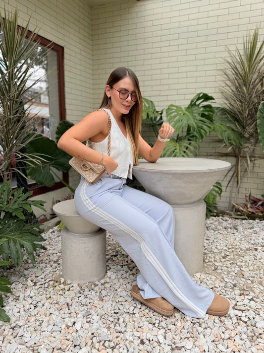 Pantalón Olivia Celeste
