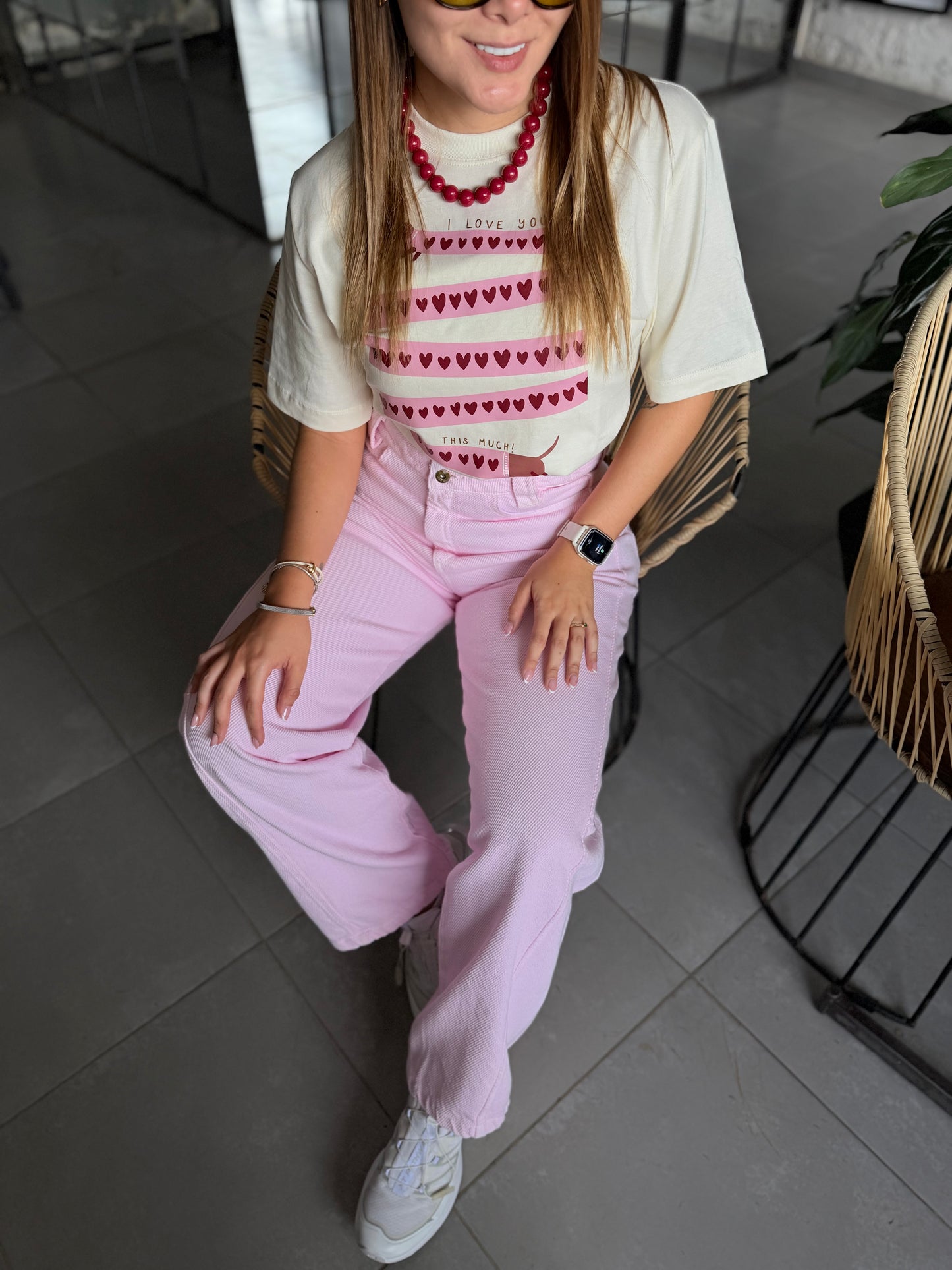 Camiseta Crema Salchicha