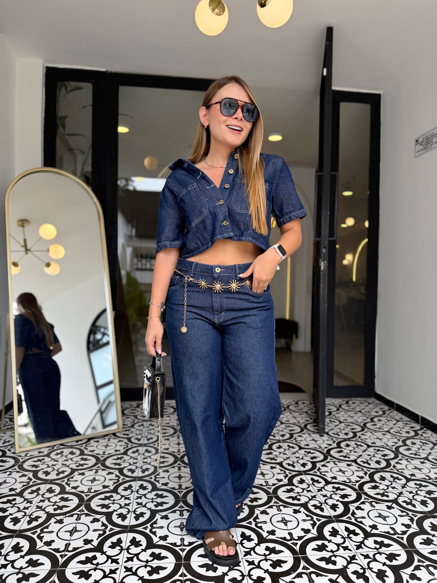 Chaqueta Palermo Denim Oscuro