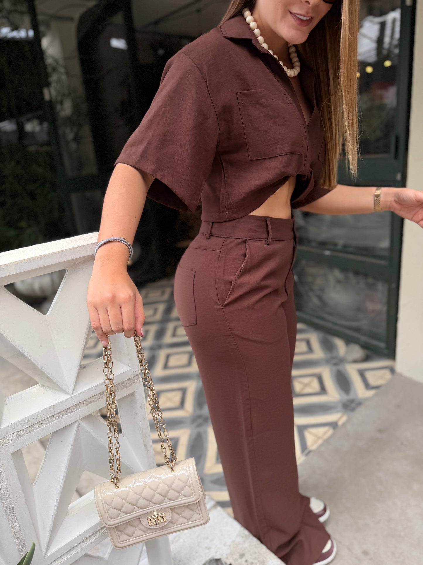 Pantalón Alexa Cafe