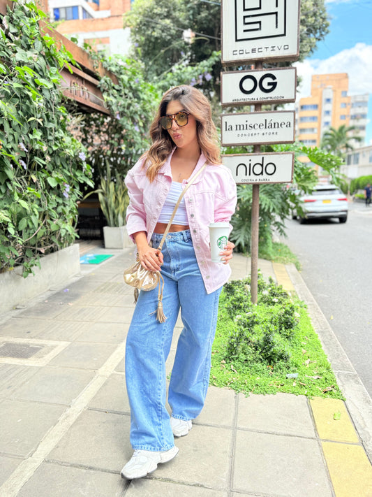 Chaqueta D.C Rosa