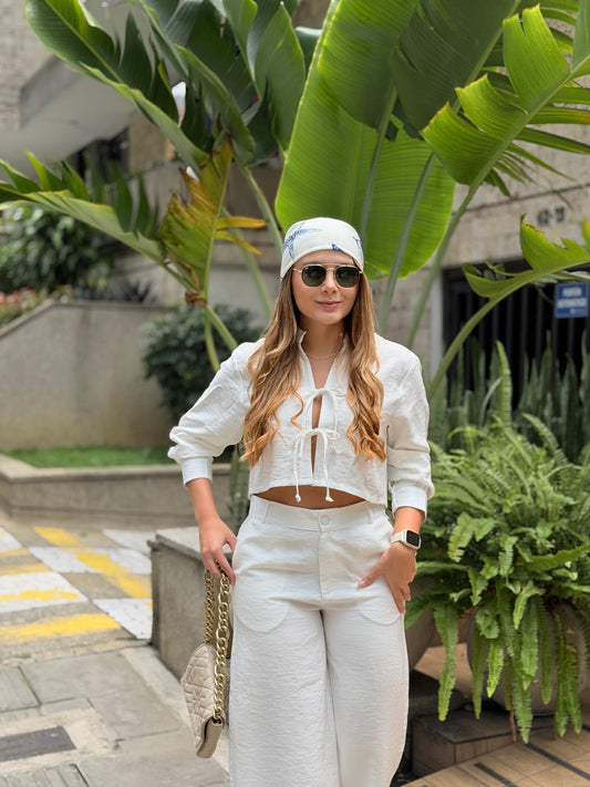 Blusa Amahia Blanco