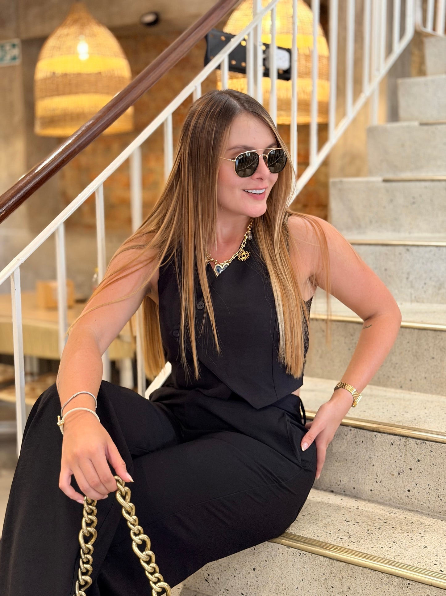 Blusa Grecia Negro