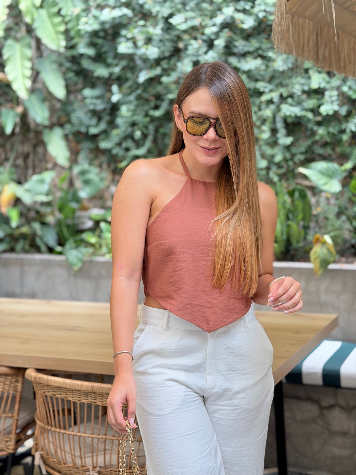 Blusa Aria Chocolate
