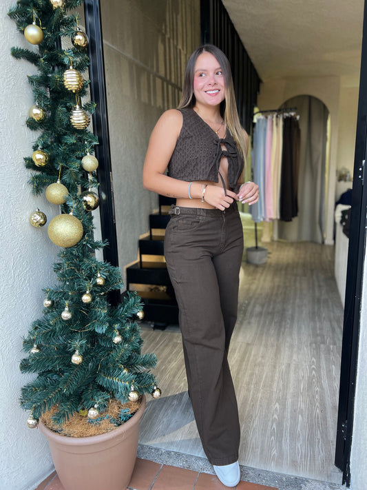 Pantalón Luna Café