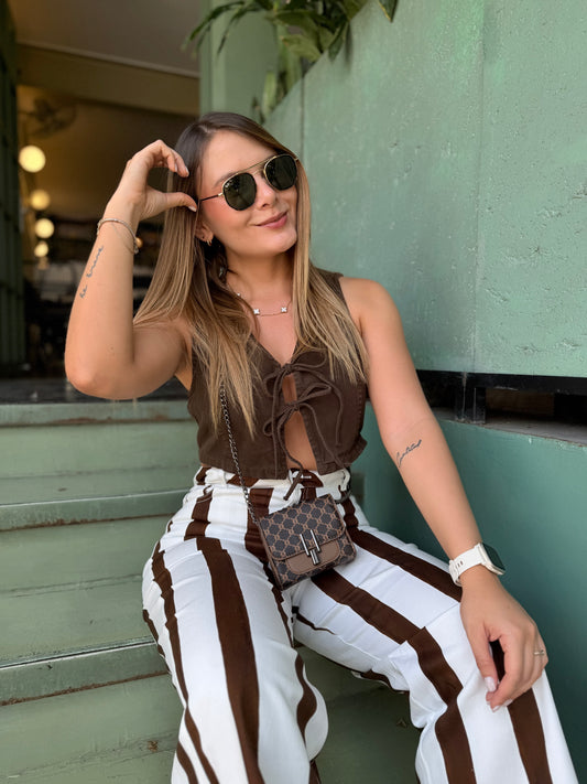 Top Melvi Denim Café