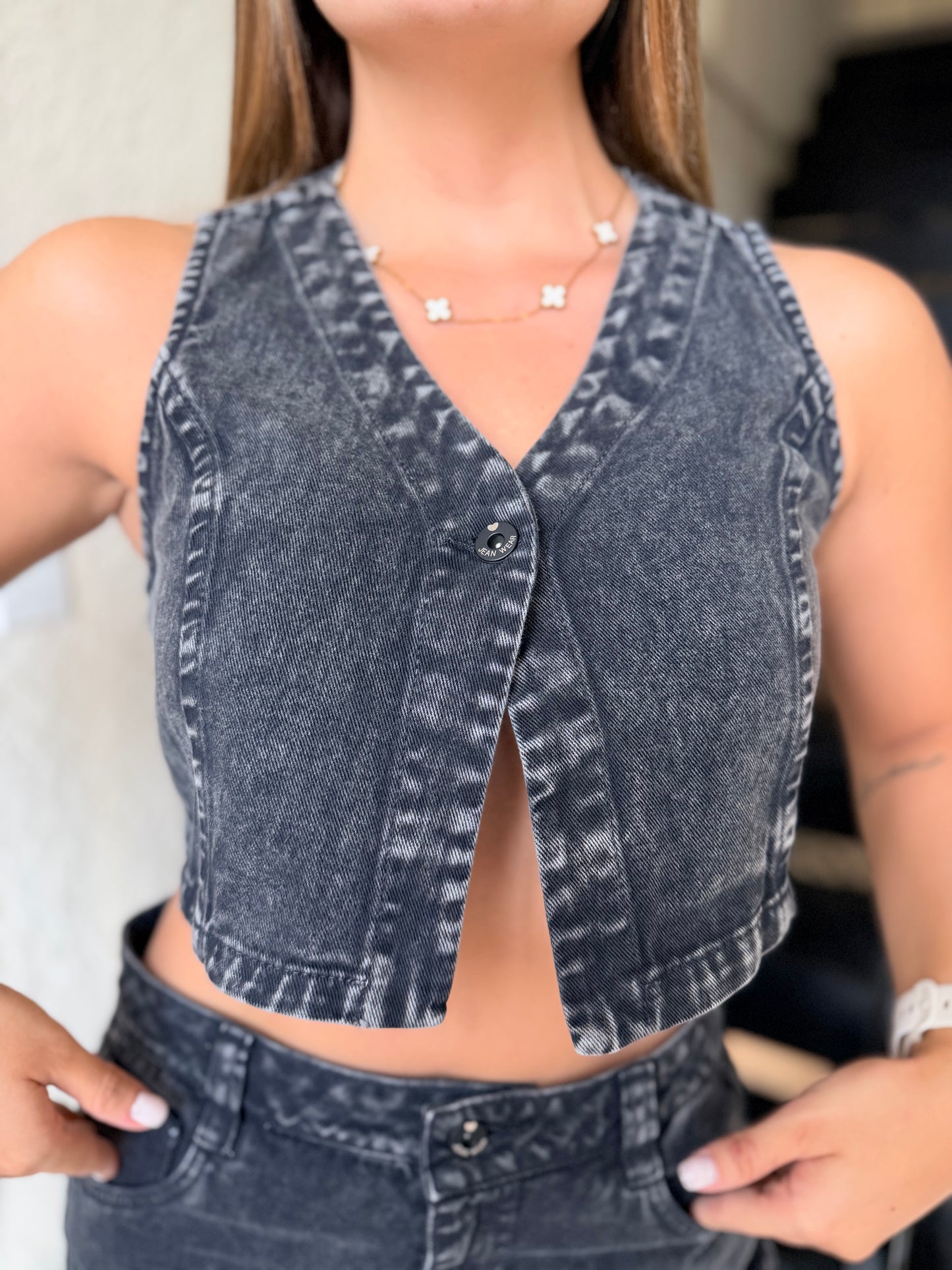 Top Denver Negro Acid Wash