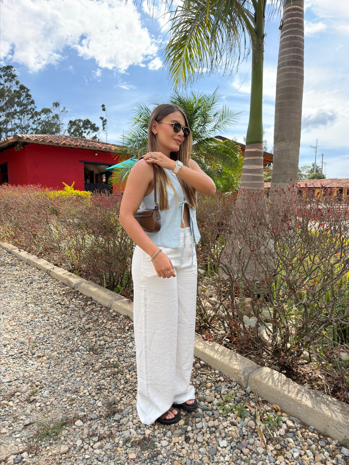 Blusa Chicago Celeste