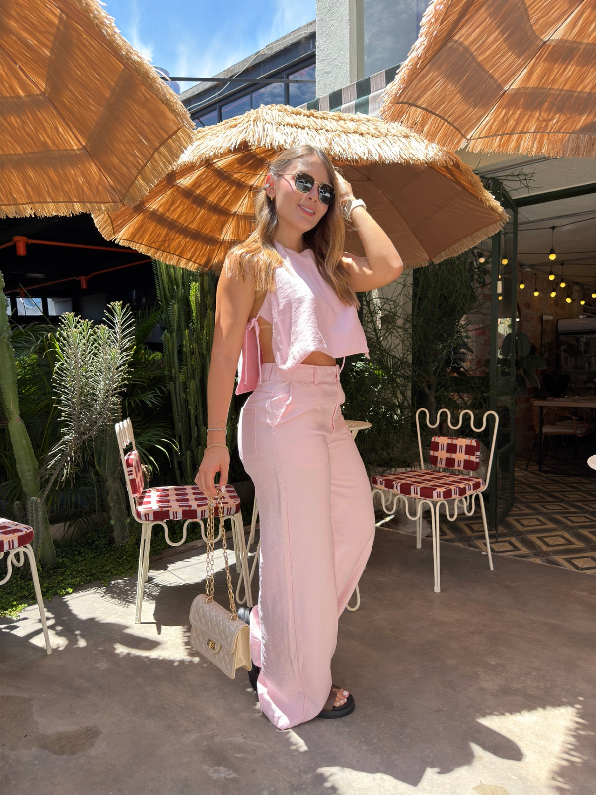 Blusa Latte Rosado