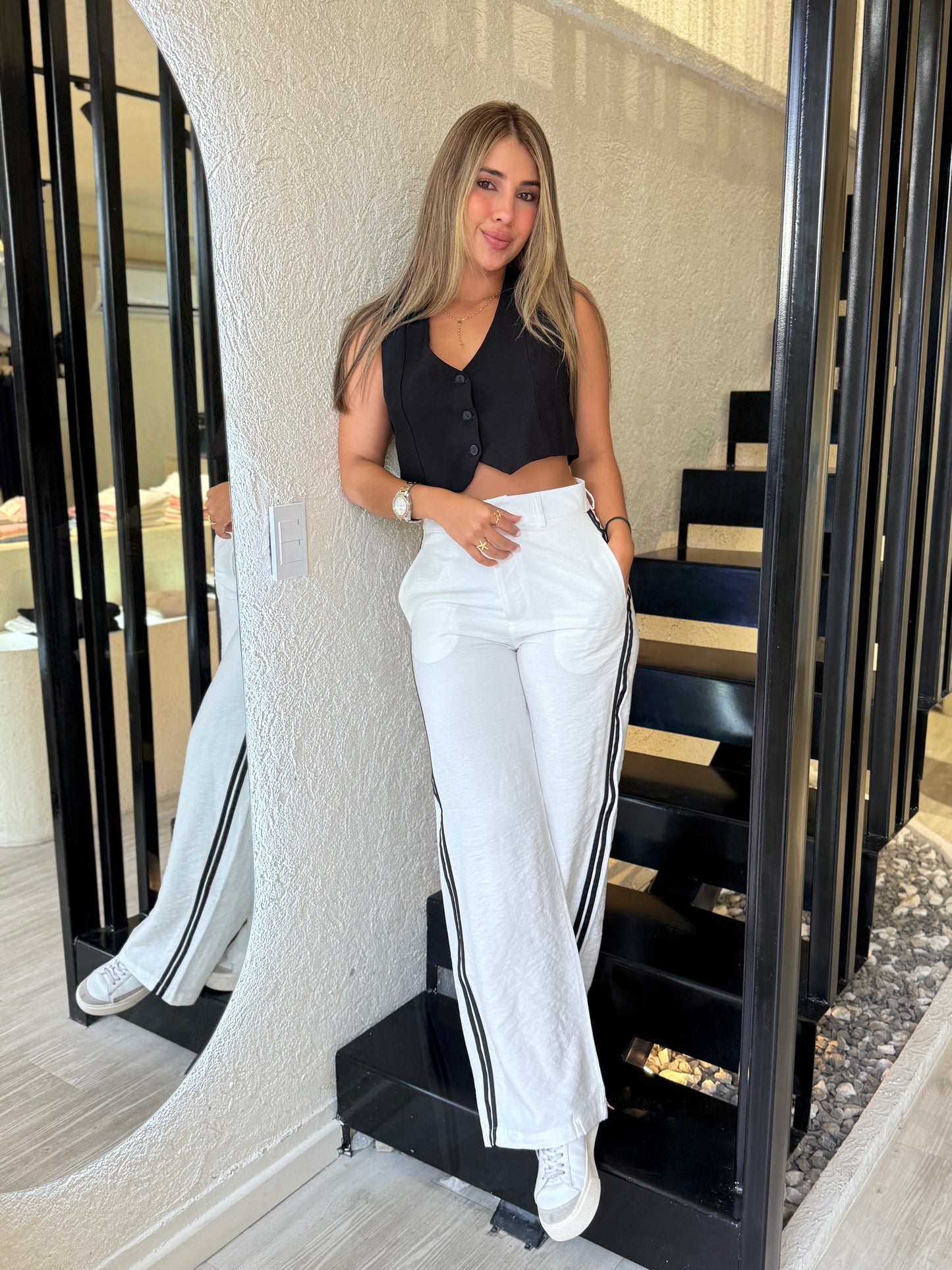Pantalón Olivia Blanco