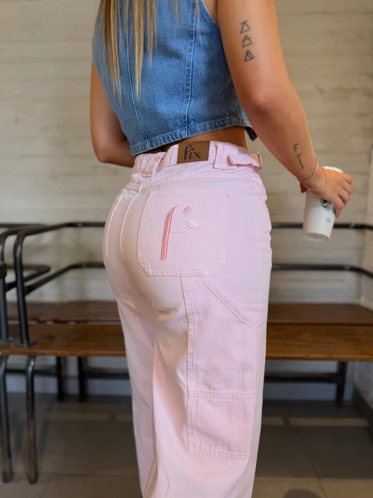 Jean Luna Rosa pastel