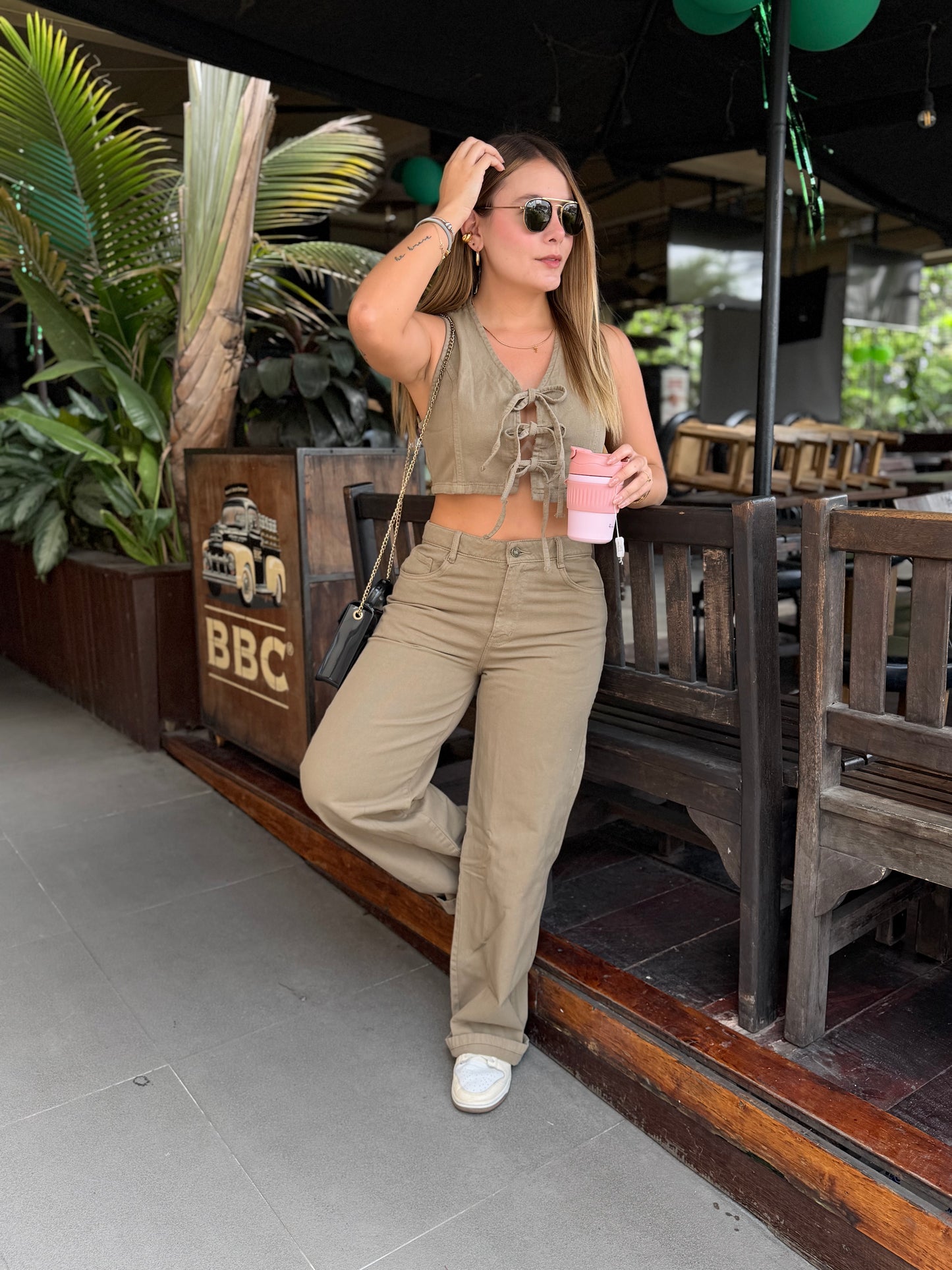 Jean Denver Denim Verde Militar
