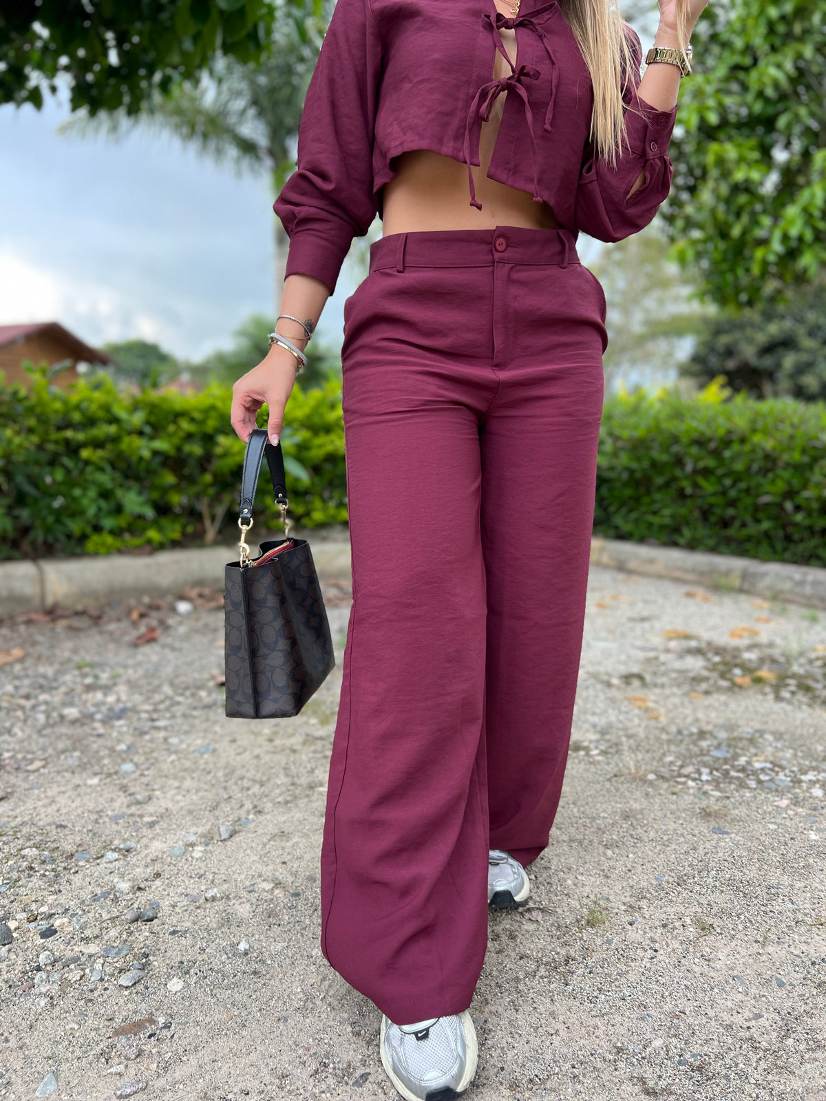 Pantalón Alexa Vinotinto