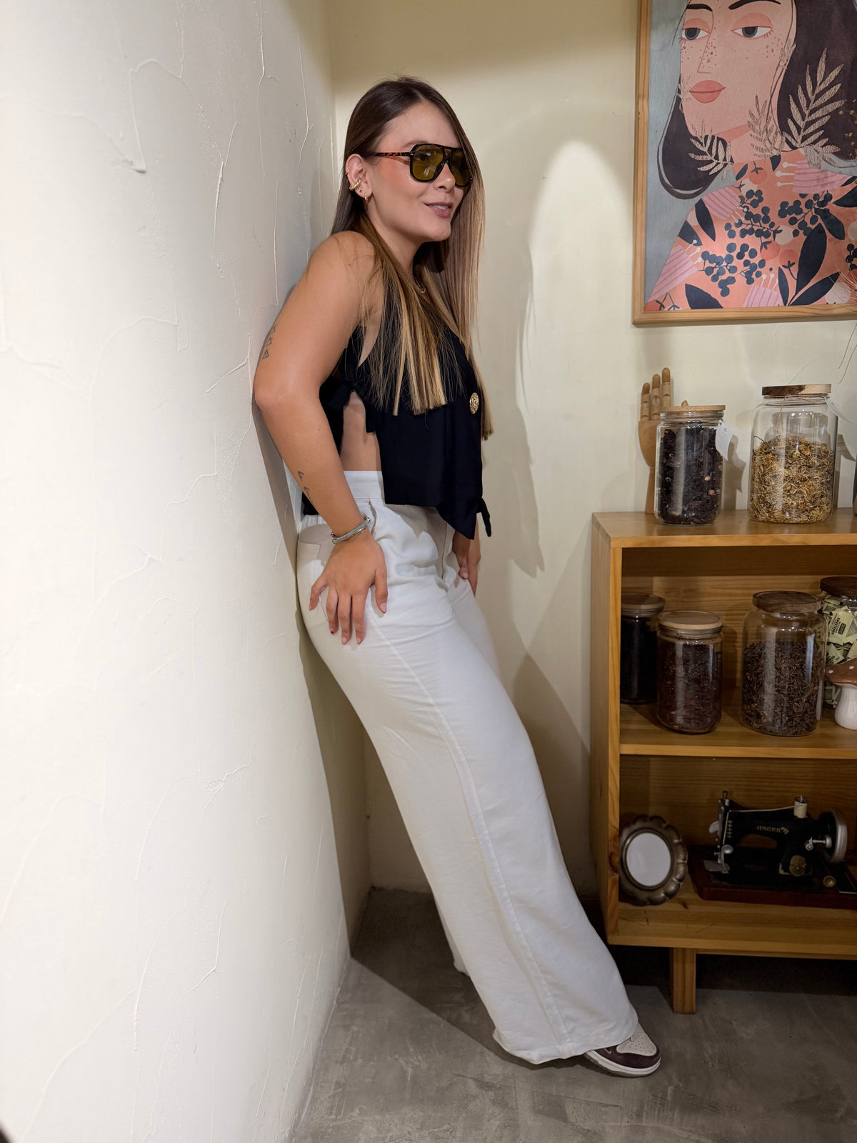 Blusa Chai Negro