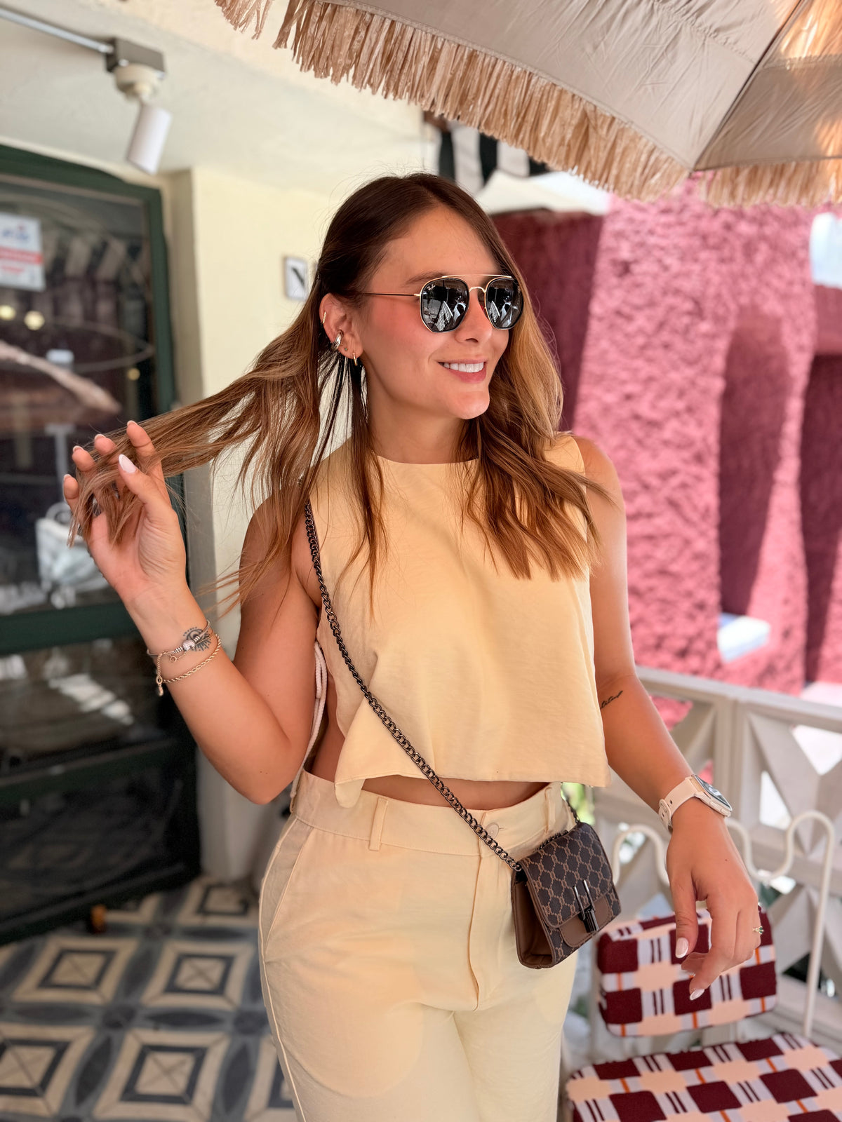 Blusa Latte Mantequilla