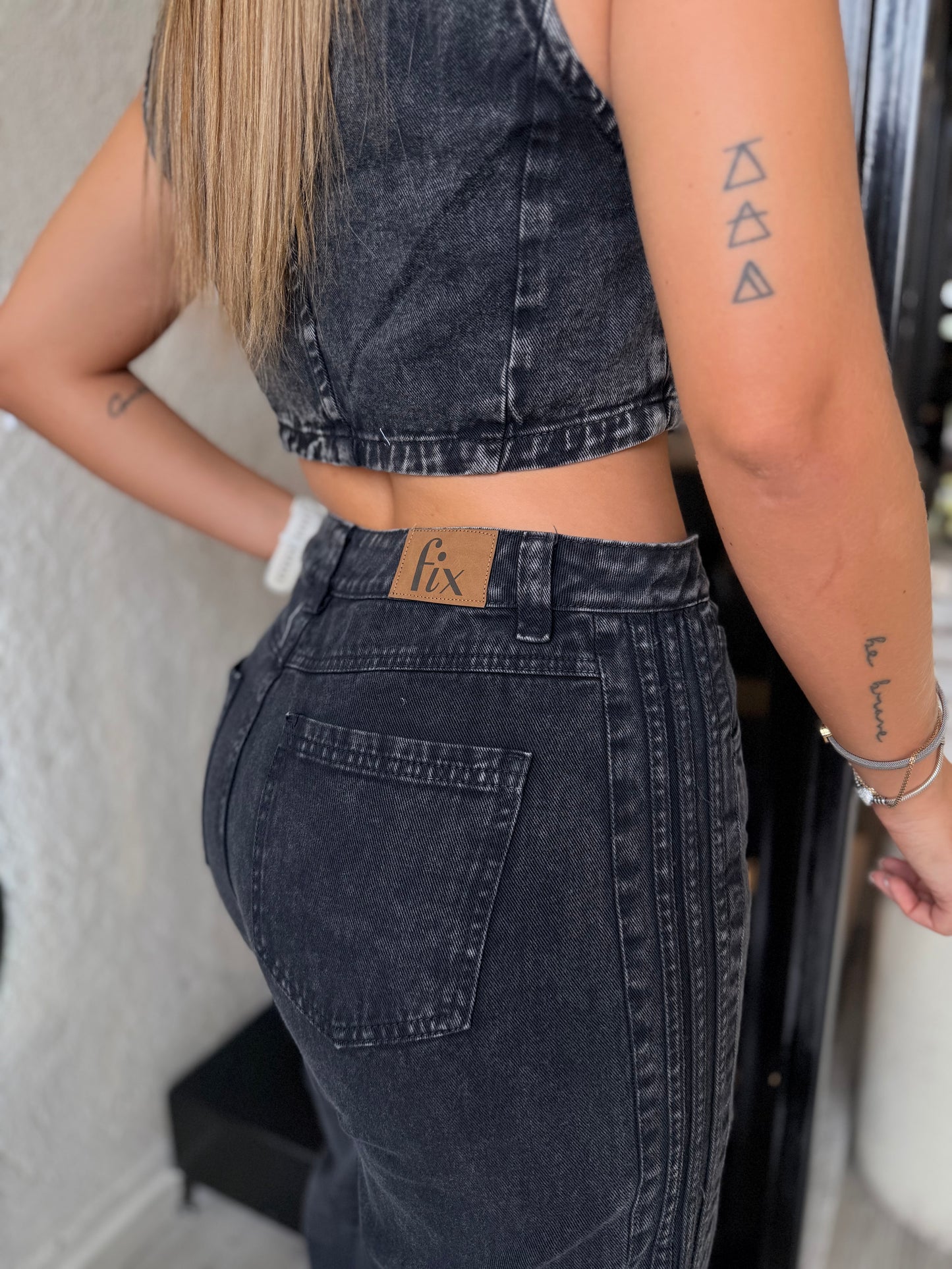 Jean Gael Negro Acid Wash