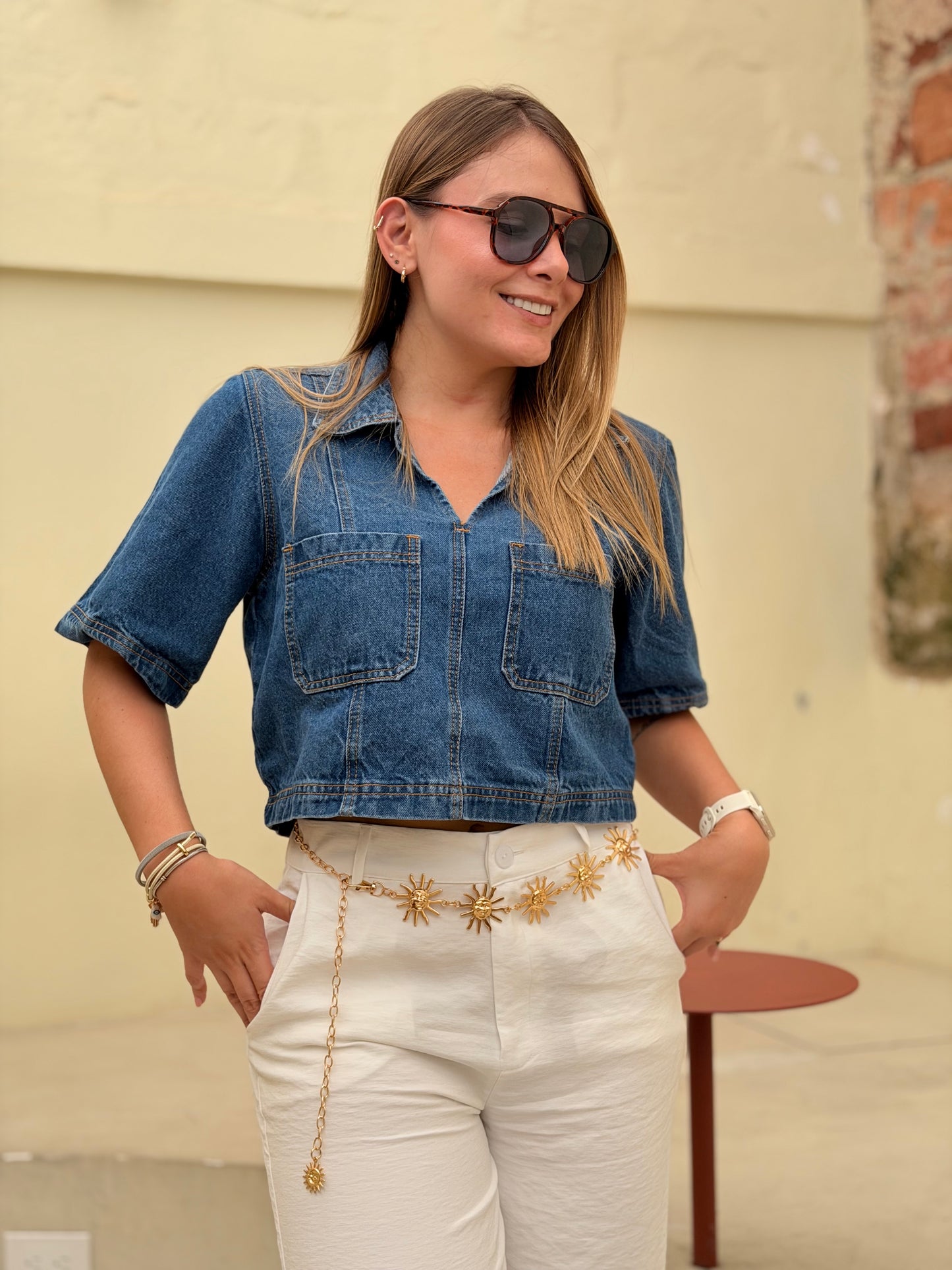 Blusa Amelia Denim