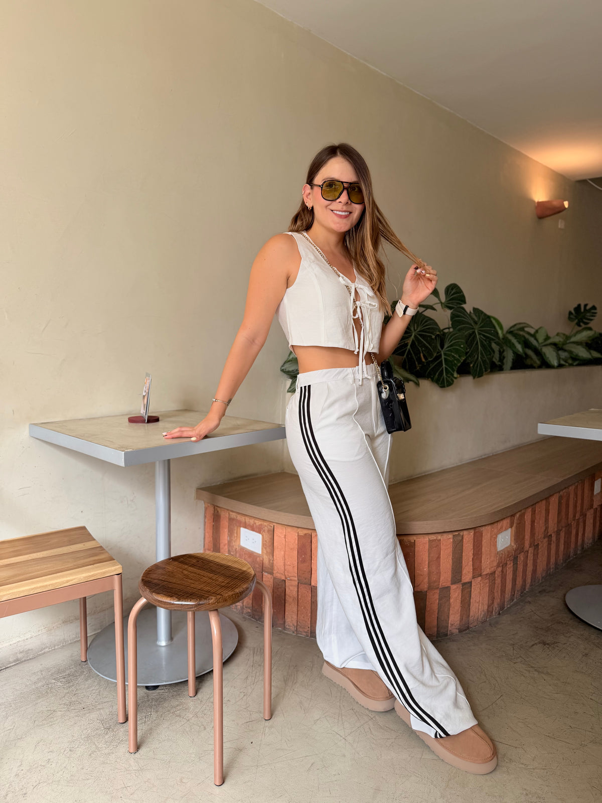 Pantalón Olivia Blanco