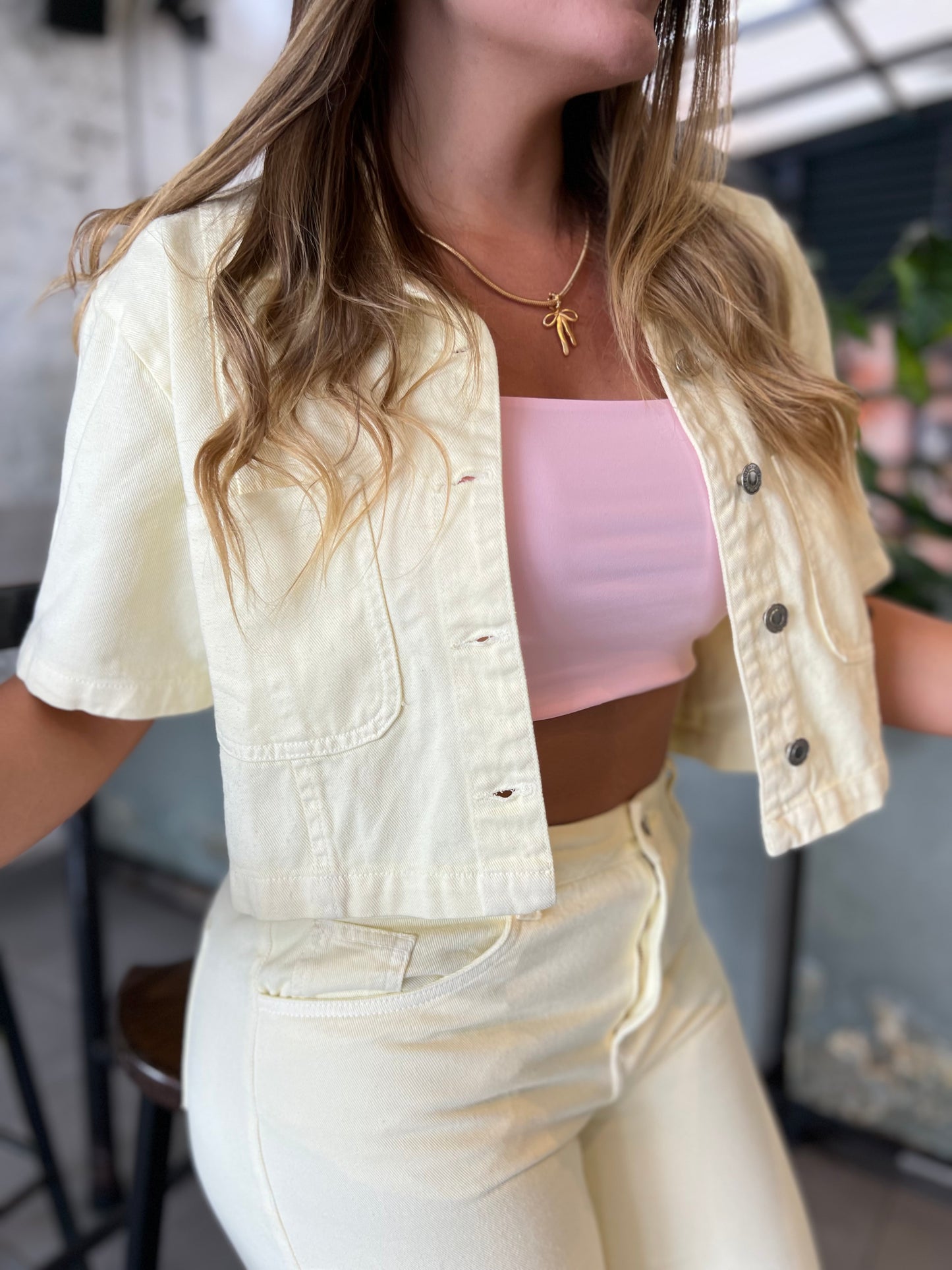 Chaleco Dona Amarillo